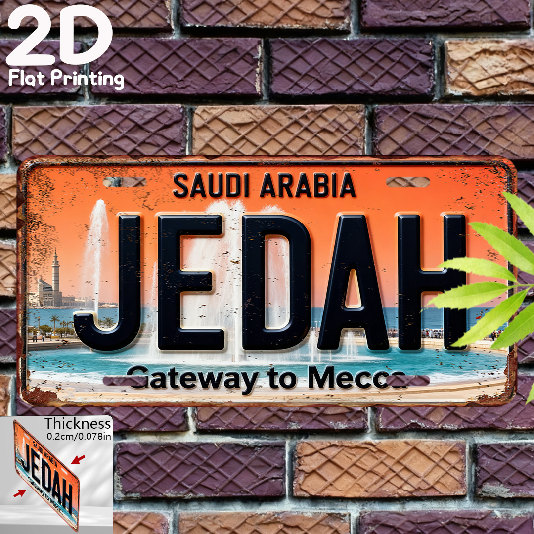 2D Flat Vintage Sign, Decorati - Home Decor Jeddah ulasan dan harga