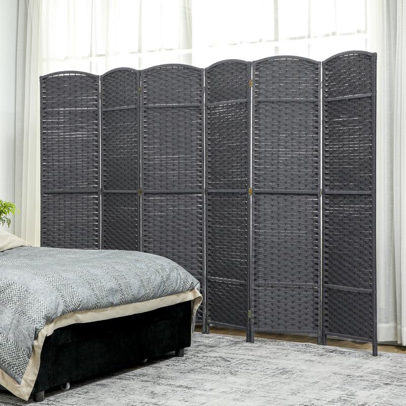 HOMCOM Folding Room Divider Sc - Room Divider Screen ulasan dan harga