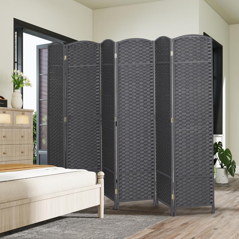 HOMCOM Folding Room Divider Sc - Room Divider Screen ulasan dan harga