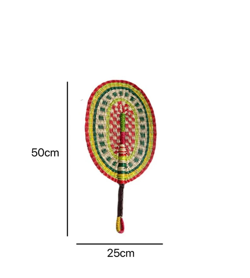 Handwoven Fan Woven Straw Fan  - Home Decor Bali ulasan dan harga