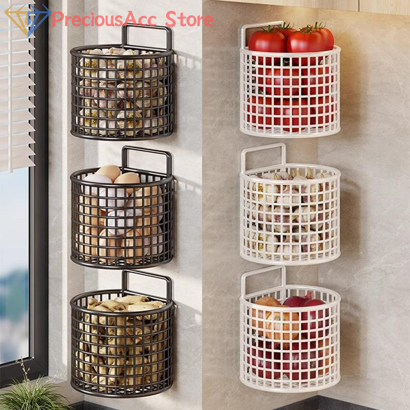 1/2/3 Grid Wall Mounted Kitche - Woven Wall Basket ulasan dan harga