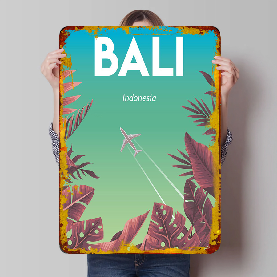 Bali Indonesia Scenery Metal W - Home Decor Bali ulasan dan harga