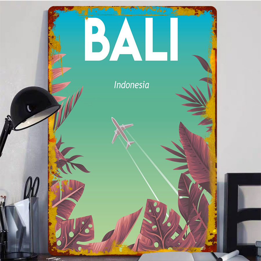 Bali Indonesia Scenery Metal W - Home Decor Bali ulasan dan harga