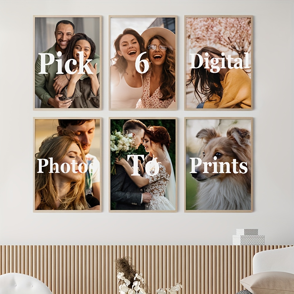 6pcs/set Custom Canvas Prints  - Home Decor Painting ulasan dan harga