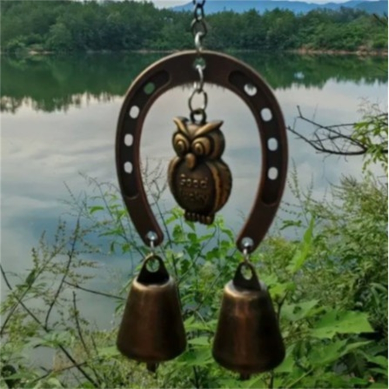 Lucky Horseshoe Wind Chime Wit - Boho Wind Chimes ulasan dan harga