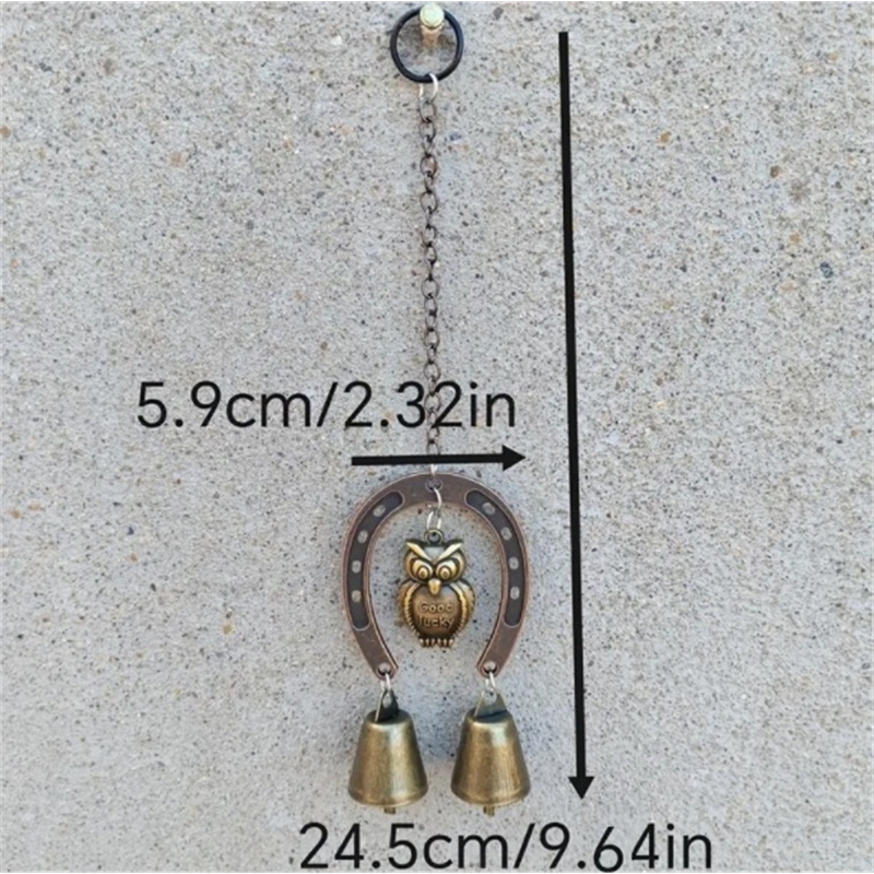 Lucky Horseshoe Wind Chime Wit - Boho Wind Chimes ulasan dan harga