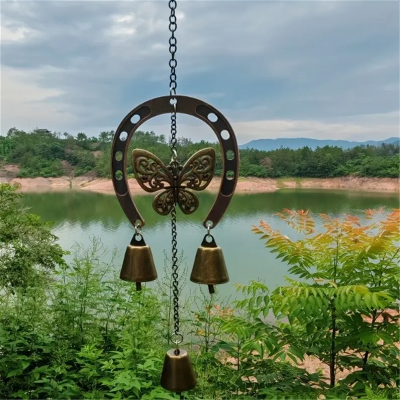 Lucky Horseshoe Wind Chime Wit - Boho Wind Chimes ulasan dan harga