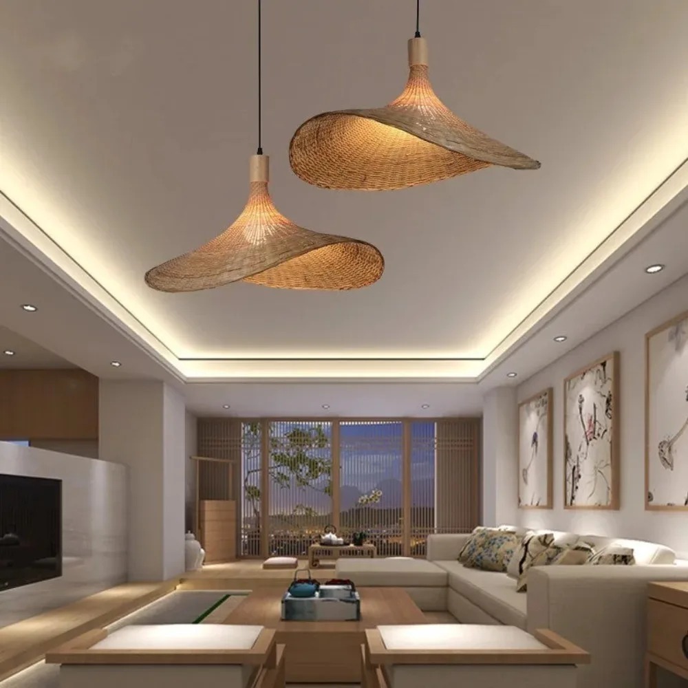 Pendant Light Rattan Hanging L - Hanging Moon Lamp ulasan dan harga