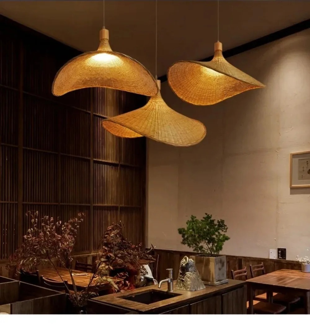 Pendant Light Rattan Hanging L - Hanging Moon Lamp ulasan dan harga